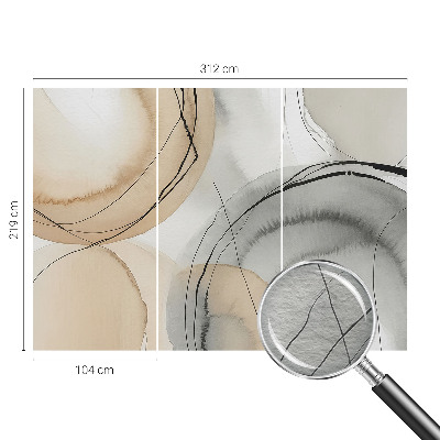 Papier peint chambre moderne Geometrická harmónia