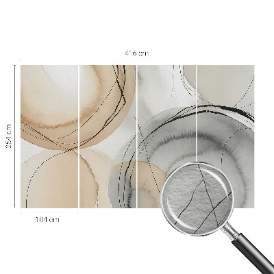 Papier peint chambre moderne Geometrická harmónia