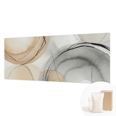 Papier peint chambre moderne avec un motif géométrique harmonieux