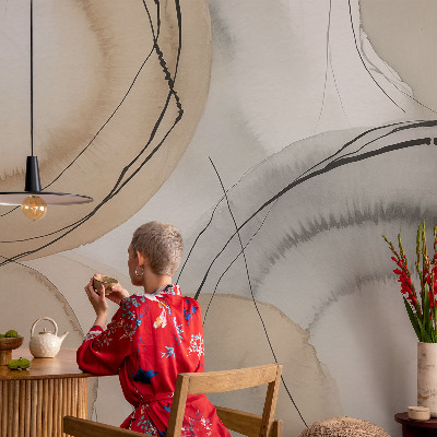 Papier peint chambre moderne Geometrická harmónia