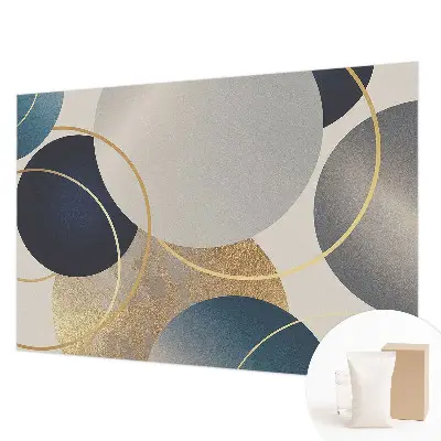 Papier peint photographique sur tissu non tissé Cercles créatifs