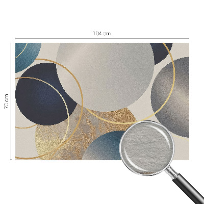 Papier peint panoramique chambre Kreatívne kruhy