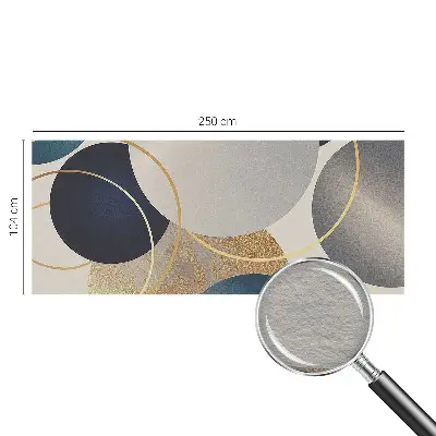 Papier peint photographique sur tissu non tissé Cercles créatifs