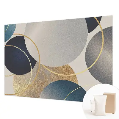 Papier peint photographique sur tissu non tissé Cercles créatifs