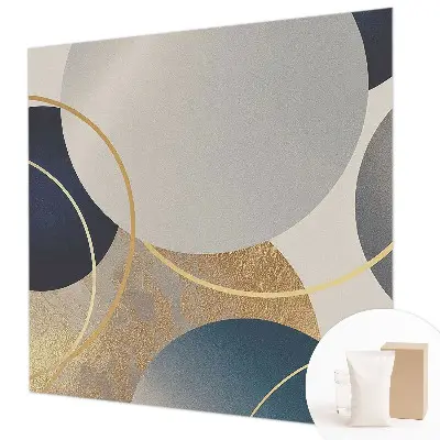 Papier peint photographique sur tissu non tissé Cercles créatifs