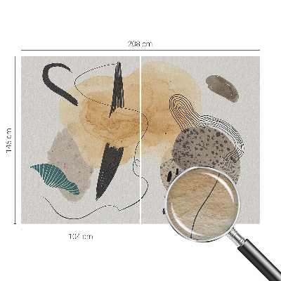 Papier peint panoramique moderne Abstraktná kompozícia