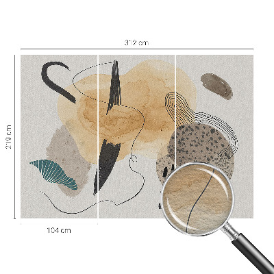 Papier peint panoramique moderne Abstraktná kompozícia