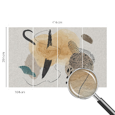 Papier peint panoramique moderne Abstraktná kompozícia