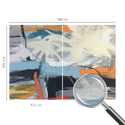 Papier peint panoramique tendance Farebná abstrakcia