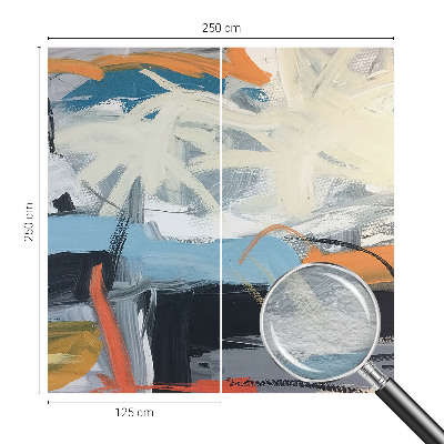 Papier peint panoramique tendance Farebná abstrakcia