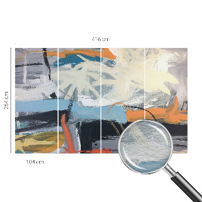 Papier peint panoramique tendance Farebná abstrakcia