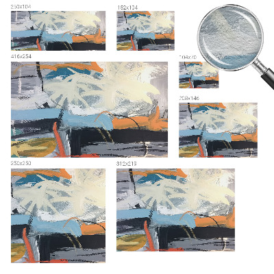 Papier peint panoramique tendance Farebná abstrakcia