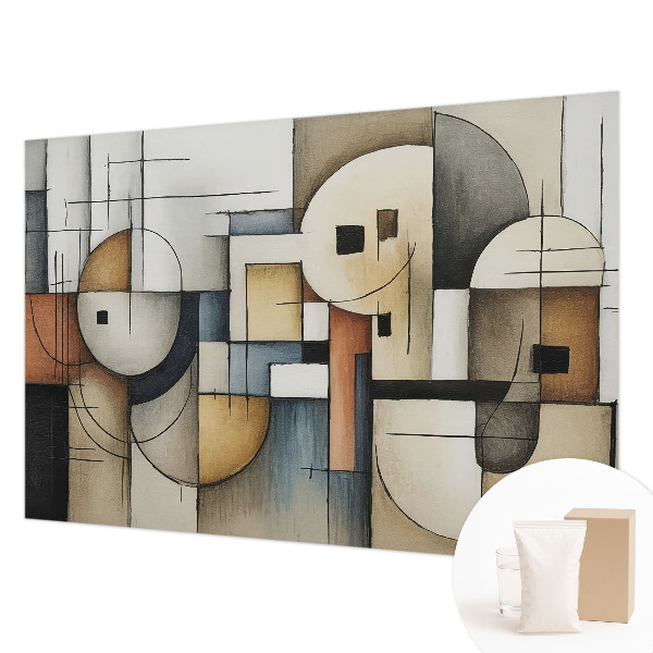 Papier peint panoramique haut de gamme Geometrická harmónia