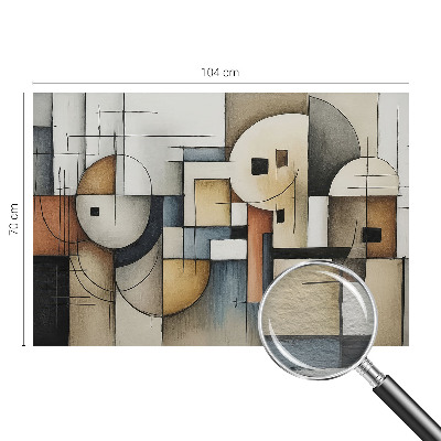 Papier peint panoramique haut de gamme Geometrická harmónia