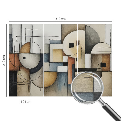 Papier peint panoramique haut de gamme Geometrická harmónia