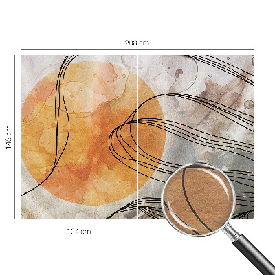 Papier peint panoramique moderne Harmonická abstrakcia