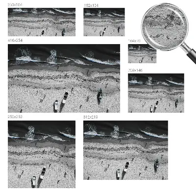 Papier peint photographique sur tissu non tissé tranquillité de la plage