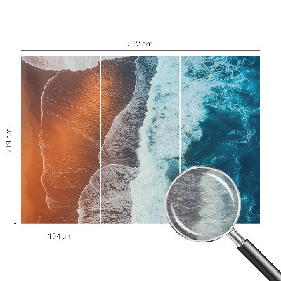 Papier peint panoramique intissé moderne Morská symbióza