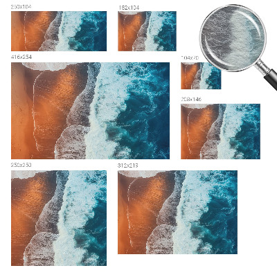 Papier peint panoramique intissé moderne Morská symbióza