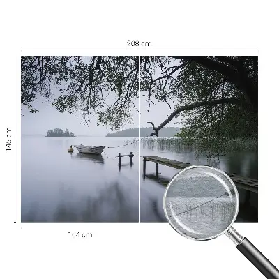 Papier peint photo imprimé sur tissu non tissé Un lac calme
