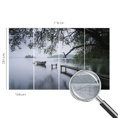 Papier peint photo imprimé sur tissu non tissé Un lac calme