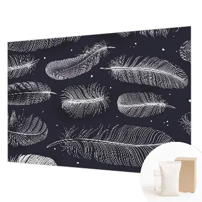 Papier peint photo grand format pour le mur Plumes subtiles