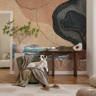 Tapisserie panoramique Abstraktná krajina