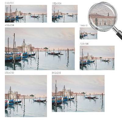 Papier peint panoramique Benátska scenéria