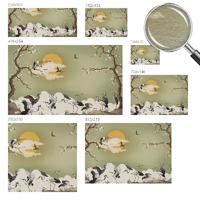 Papier peint photographique sur tissu non tissé Nature élégante