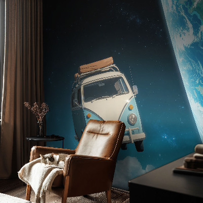 Papier peint panoramique chambre adulte Vesmírne cestovanie