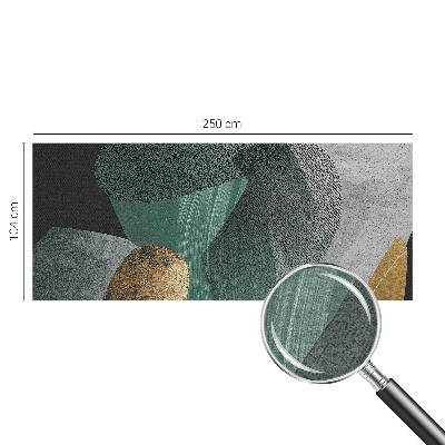 Papier peint panoramique tendance avec un motif géométrique abstrait