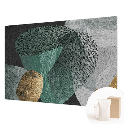 Papier peint panoramique tendance avec un motif géométrique abstrait