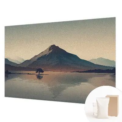 Papier peint intissé imprimé paysage de montagne