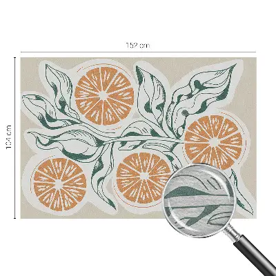 Papier peint photographique sur tissu non tissé Modèles de fruits