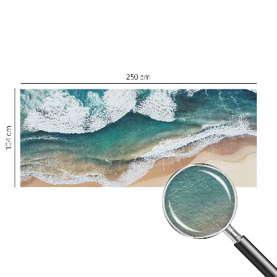 Papier peint panoramique facile à poser Morské vlny