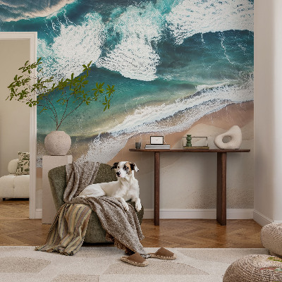 Papier peint panoramique facile à poser Morské vlny