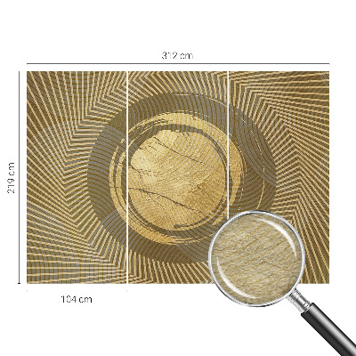 Papier peint panoramique intissé moderne Vyžarujúce čiary