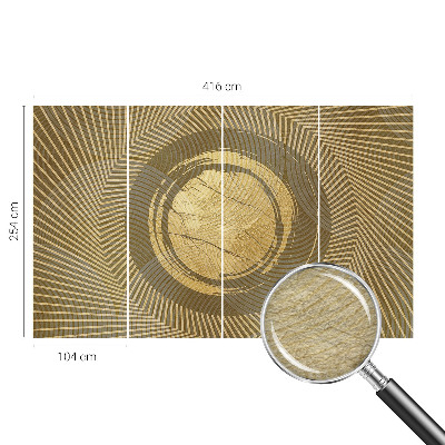 Papier peint panoramique intissé moderne Vyžarujúce čiary