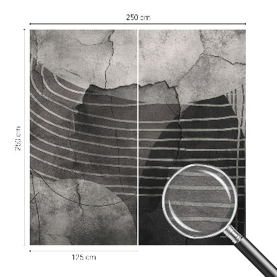Papier peint photo intissé avec un motif de lignes abstraites