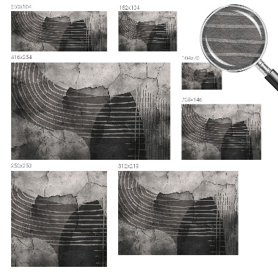 Papier peint photo intissé avec un motif de lignes abstraites