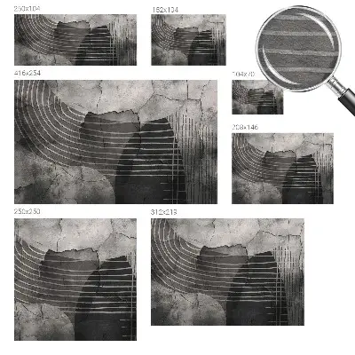 Papier peint photo sur tissu non tissé Lignes abstraites