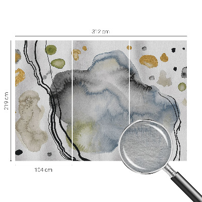 Décoration murale panoramique intissé Abstraktný akvarel