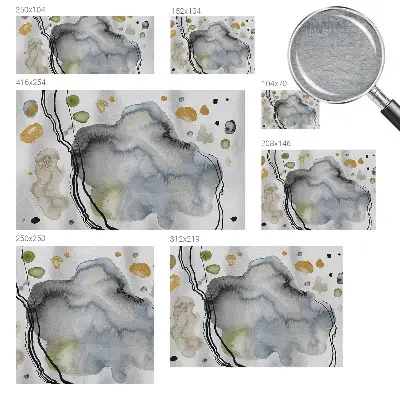 Papier peint intissé aquarelle abstraite