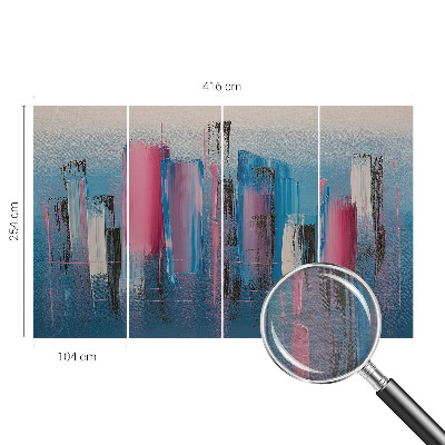 Papier peint chambre moderne Abstraktné pruhy