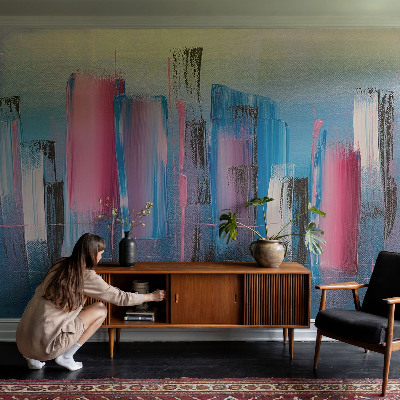 Papier peint chambre moderne Abstraktné pruhy