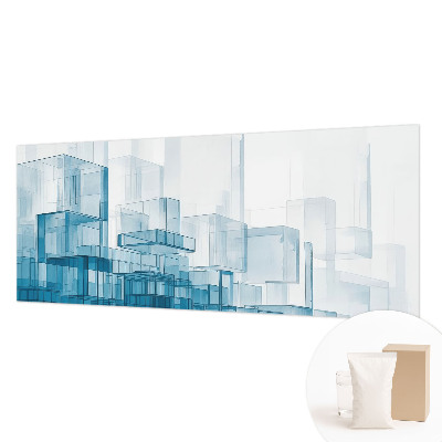 Poster mural panoramique Priehľadné kocky