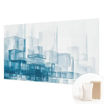 Papier peint photo grand format pour le mur Cubes transparents