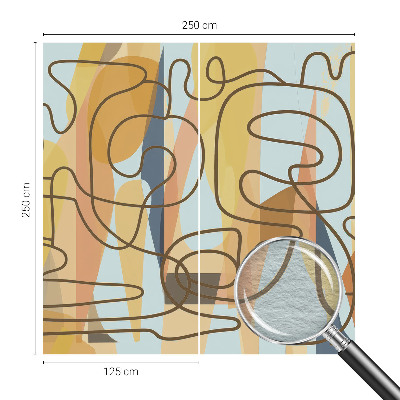 Papier peint panoramique Abstraktné tvary