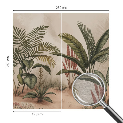 Papier peint panoramique chambre Rastlinný motív