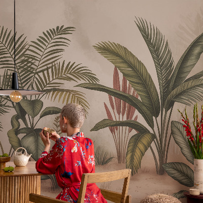 Papier peint panoramique chambre Rastlinný motív